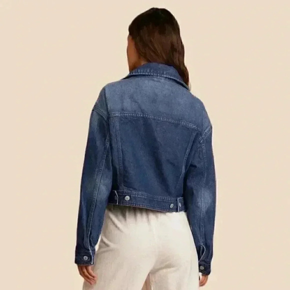 Free People Now Or Never Denim Jacket - Picture 4 of 5